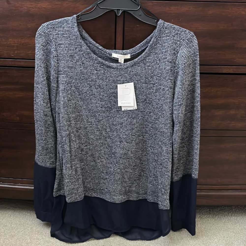 NWT Pleione sheer top - Small